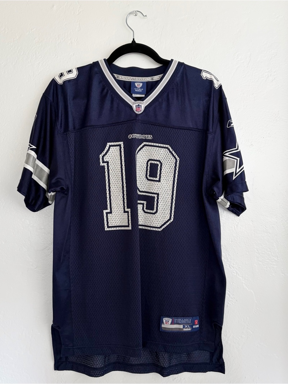 Reebok Miles Austin #19 Dallas Cowboys OnField NFL Jersey Size XL (18-20)